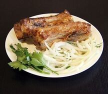 Шашлык из свиных ребер