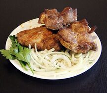 Шашлык из cвинoй шеи