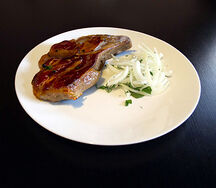 Шашлык из бараньего антрекота