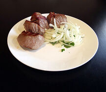 Шашлык из бараньей мякоти