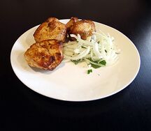 Шашлык из куриного филе