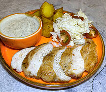 Куриное филе в грибном соусе