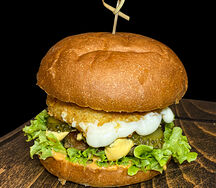 Бургер с моцареллой