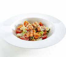 Цезарь с семгой