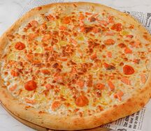 Пицца с сёмгой