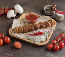 Люля-кебаб с шампиньоном