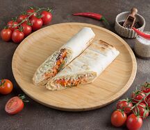 Шаурма вегетарианская сырная большая