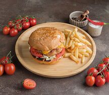 Бургер с говядиной