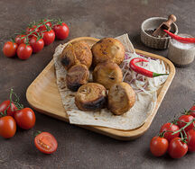 Шампиньоны на мангале