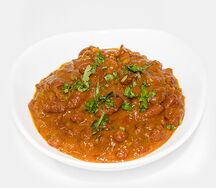 Рагу из красной фасоли с рисом или хлебом