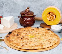 Пирог с тыквой и сыром