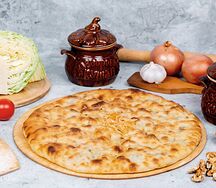 Пирог с капустой и грецким орехом