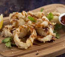 Кольца кальмара темпура