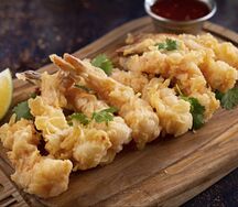 Креветки темпура