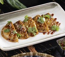 Дамплинги со свининой и овощами