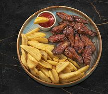 Крылья Спайси с картофелем