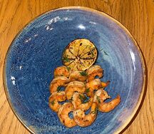 Тигровая креветка в соево-чесночном соусе