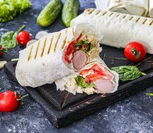 Хот-дог в лаваше