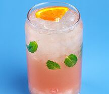 Лимонад Личи-персик с джус-боллами