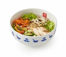 Салат по-Вьетнамски с курицей