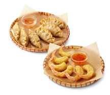 Сет: Том Там (6 шт.), Гёдза с креветками и курицей (6 шт.)