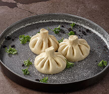 Хинкали с говядиной и свининой