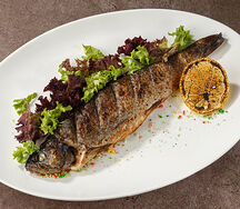 Форель радужная на мангале