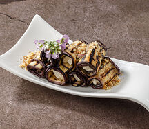 Рулеты из баклажанов