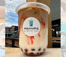 Бабл-Милкшейк Клубника -Белый шоколад