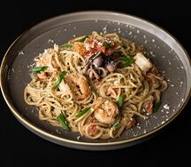 Паста с креветками