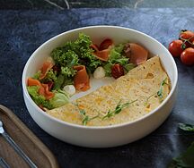 Омлет с форелью