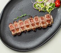 Куриная печень в беконе