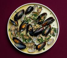 Соте мидии-вонголе