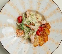 Цезарь с креветками