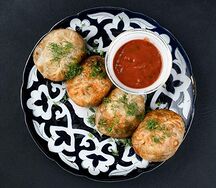 Манты жареные (говядина)