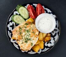 Филе куриное под сырной корочкой