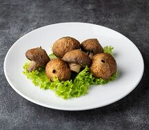 Шампиньоны на мангале