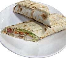 Шаурма со свининой большая