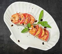 Брускетты с креветкой