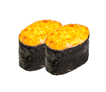 Краб запеченные суши 2 шт