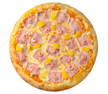 Гавайская на тонком тесте 30 см