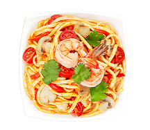 Wok Том ям с креветкой М