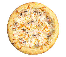 Пикантный цыпленок сулугуни на пышном тесте 30 см