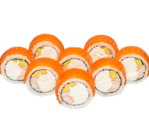 Ролл Филадельфия с тигровой креветкой Гранд