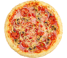 Дракон на пышном тесте 30 см