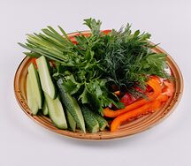 Ассорти овощное с зеленью