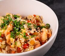 Рис с морепродуктами