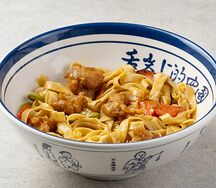 Лапша с курицей в соусе тандури