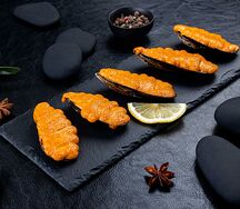 Запечённые мидии Игаяки спайси