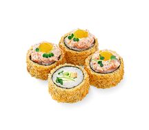 Жареный ролл Тартар креветка спайси